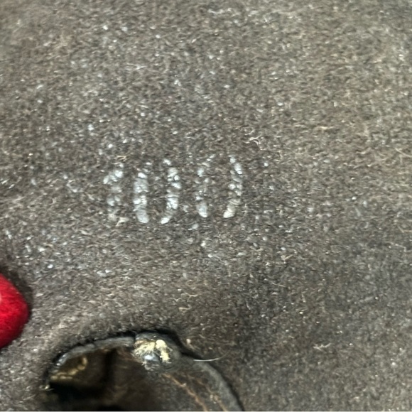 Vintage leather glove croc snake skin embossed size 6.5 - Picture 5 of 7